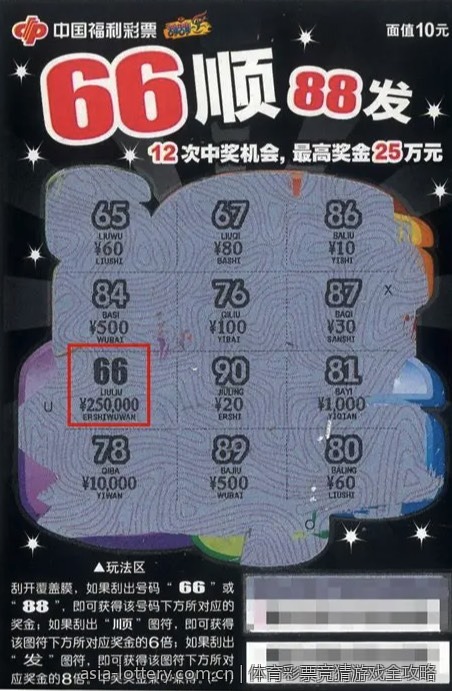体育彩票竞猜游戏全攻略